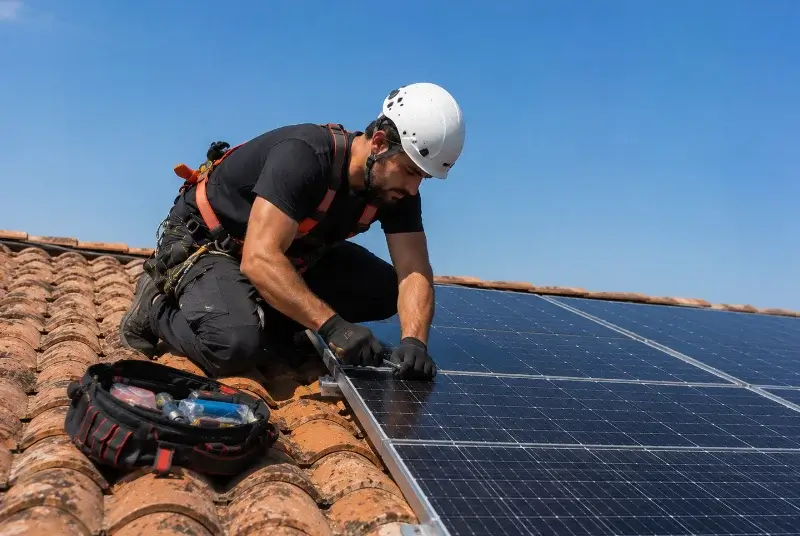 Maintenance et monitoring de panneaux solaires à Saint-Clar-de-Rivière