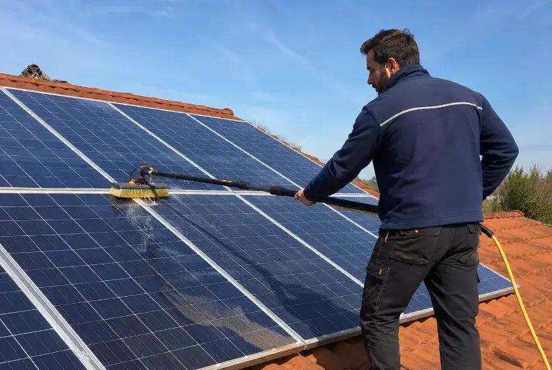 Nettoyage et entretien de panneaux solaires à Saint-Clar-de-Rivière